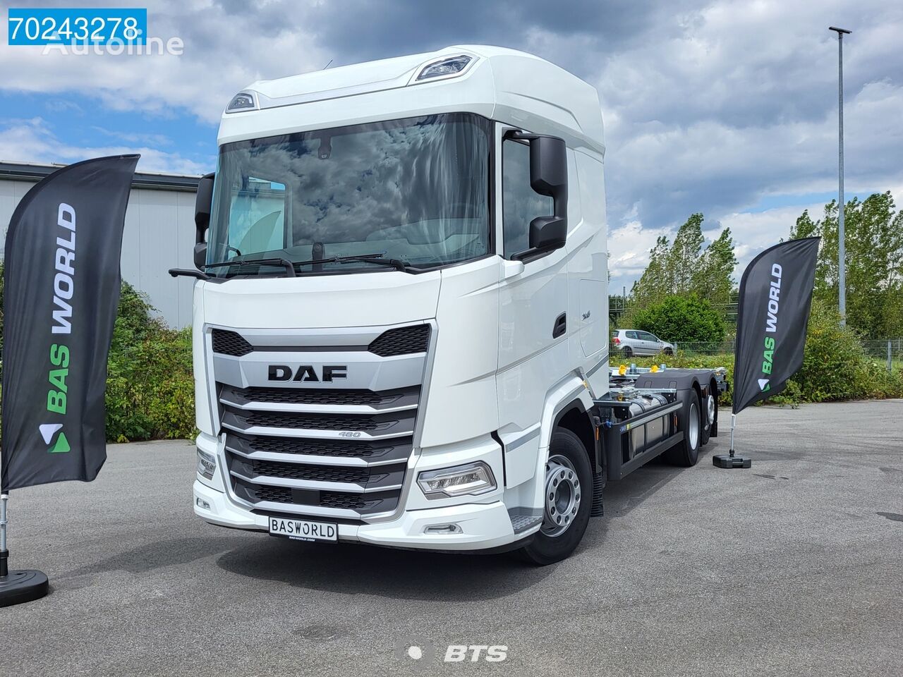 новий контейнеровоз DAF XG 480 6X2 Lift-Lenkachse 2x Tanks ACC LED Navi Euro 6