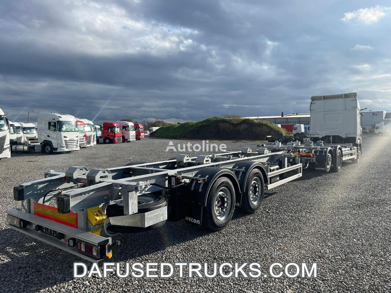 camião de contentores DAF XG 480FAR SWOP B.WECON