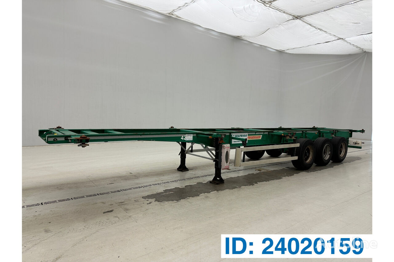 camion porte-conteneur Fruehauf Skelet 2 x 20-40 ft