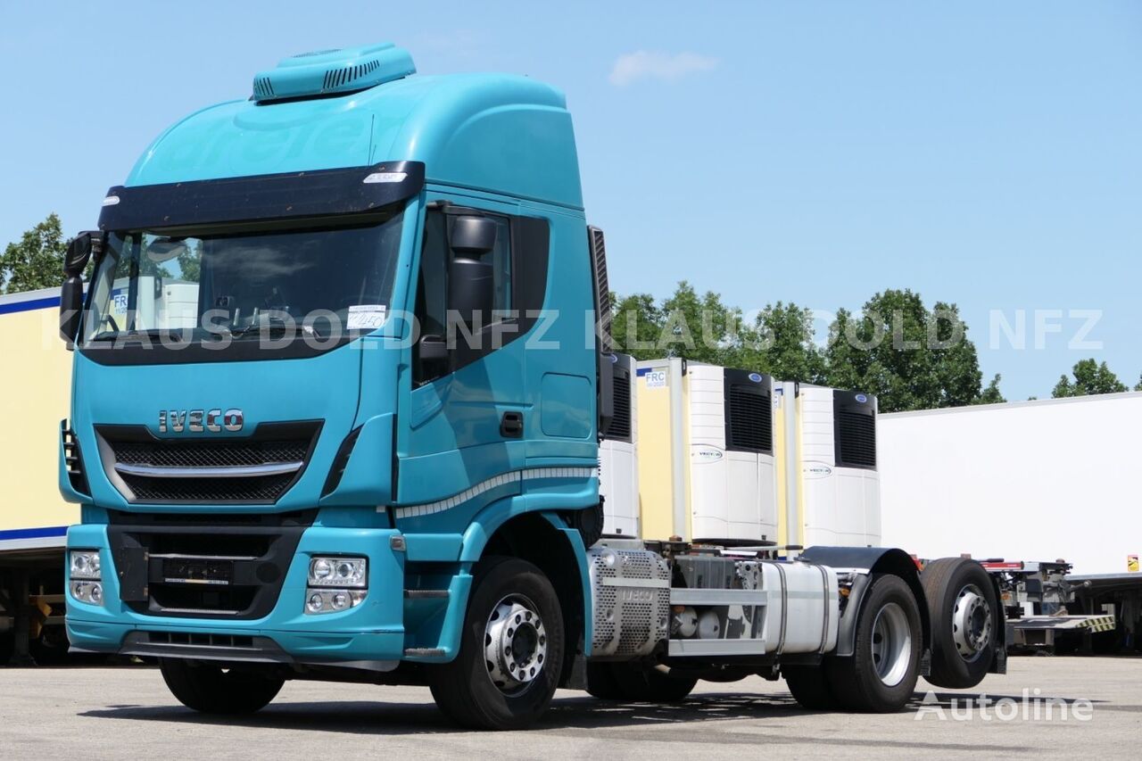 контейнеровоз IVECO 460 Stralis BDF Retarder Vollluft 2-Tanks LBW