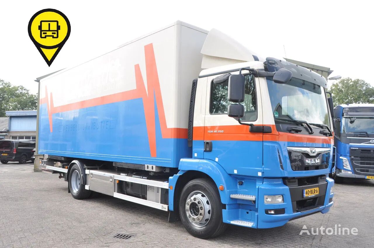 شاحنة نقل الحاويات MAN TGM 18.250 4X2 2018. BDF SYSTEEM + LAADKLEP. NL-TRUCK