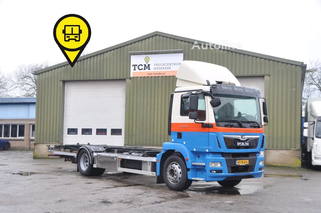 MAN TGM 18.250 4X2 2018. BDF SYSTEEM + LAADKLEP. NL-TRUCK container chassis