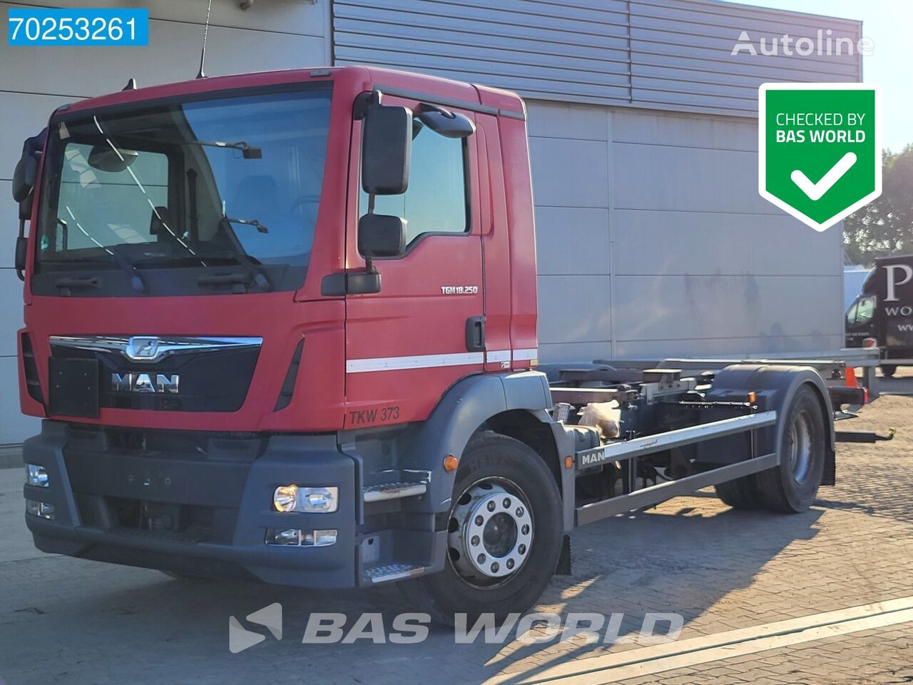 ciężarówka do przewozu kontenerów MAN TGM 18.250 4X2 German Truck PTO Automatic Euro 6