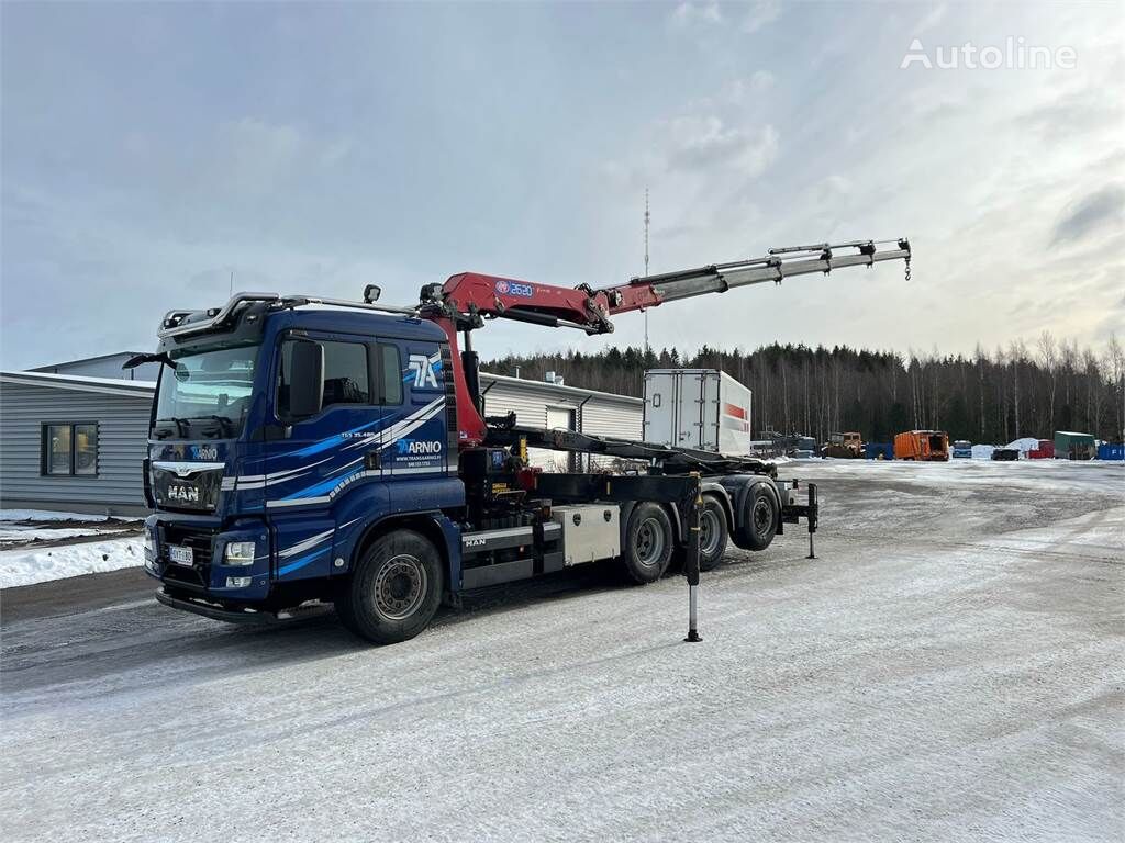 MAN TGS 35.480  vozilo za prevoz kontejnera