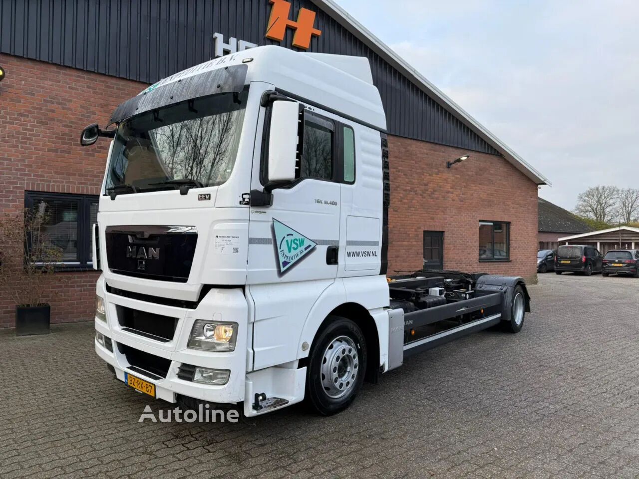 MAN TGX 18.400 BDF, Hefschotel & Aanhangerkoppeling! Container LKW - Autoline