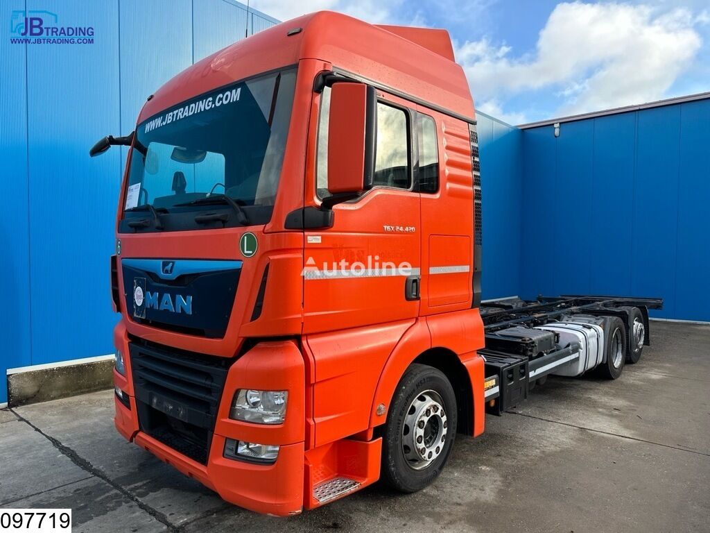 MAN TGX 24 420 EURO 6, Retarder, BDF containerbil