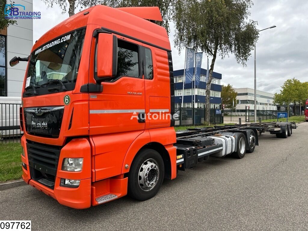 MAN TGX 24 420 EURO 6, Retarder, BDF, Combi containerbil