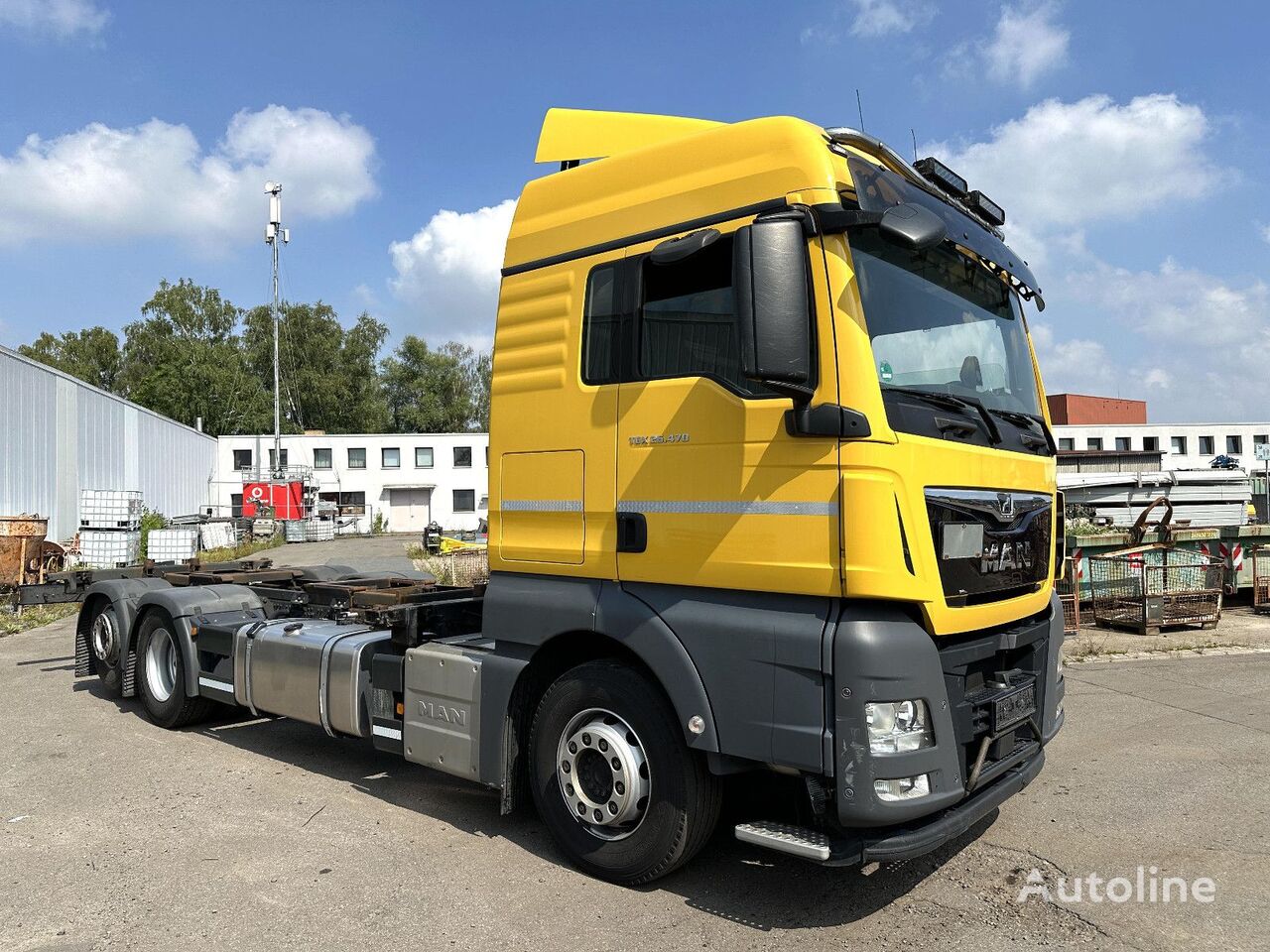 MAN TGX 26.470LL   container chassis