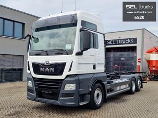 camion pentru transport containere MAN TGX 26.500 ZF Intarder / Standklimaanlage / Lenkachse / Liftachs