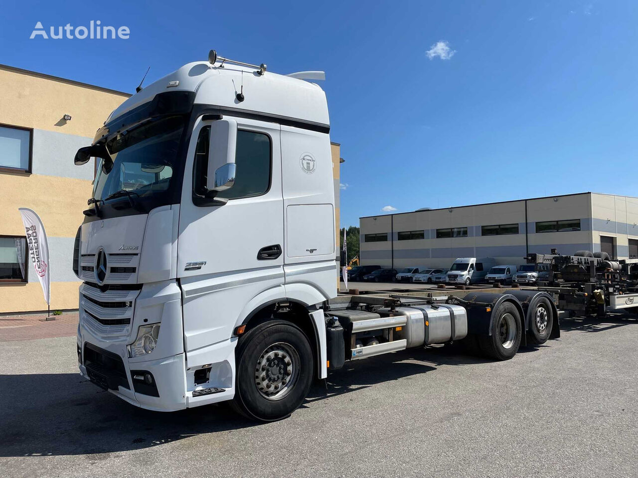 tovornjak za prevoz kontejnerjev Mercedes-Benz ACTROS 2551 6X2, EURO 5 + FULL AIR + RETARDER + ADR