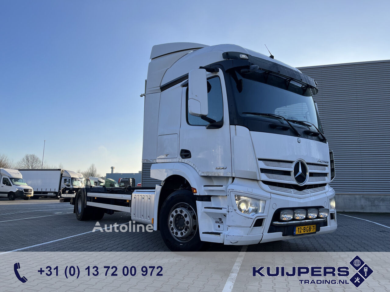 Mercedes-Benz Actros 1830 StreamSpace / 604 dkm / BDF System camión de contenedores