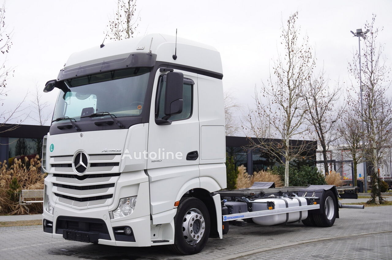 camion porte-conteneur Mercedes-Benz Actros 1840 / BDF standard / 2019