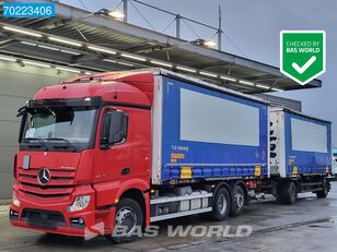 شاحنة نقل الحاويات Mercedes-Benz Actros 2545 6X2 ACC StreamSpace Xenon Liftachse Retarder Euro 6