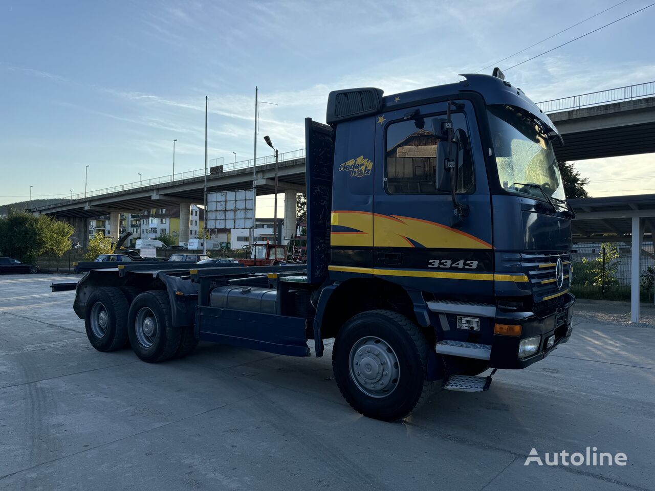 camion pentru transport containere Mercedes-Benz Actros 3343