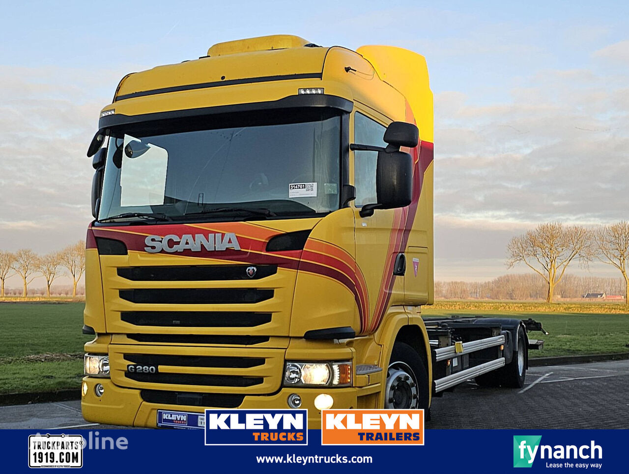 Scania G280 Highline container chassis