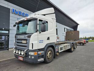 konteinervežis sunkvežimis Scania G420 6x2*4