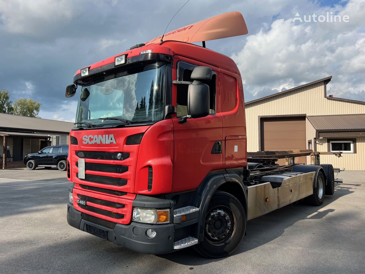 تریلی مخصوص حمل کانتینر Scania G480 LB6X2*4HNB