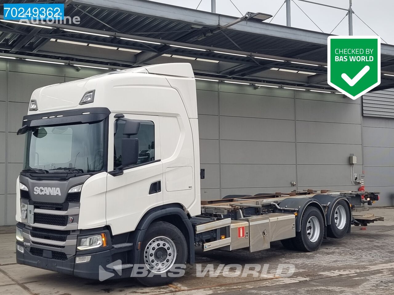 Scania G500 6X2 Retarder ACC Liftachse CG20H Navi Euro 6 containerbil