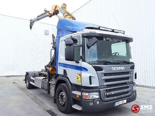 camion pentru transport containere Scania P 270 Effer 150 2s+ container
