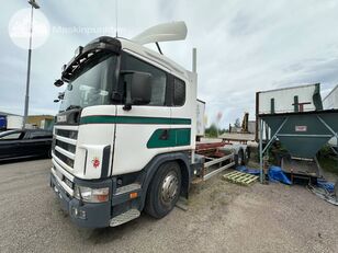 Scania R 124 LB containerchassi lastbil