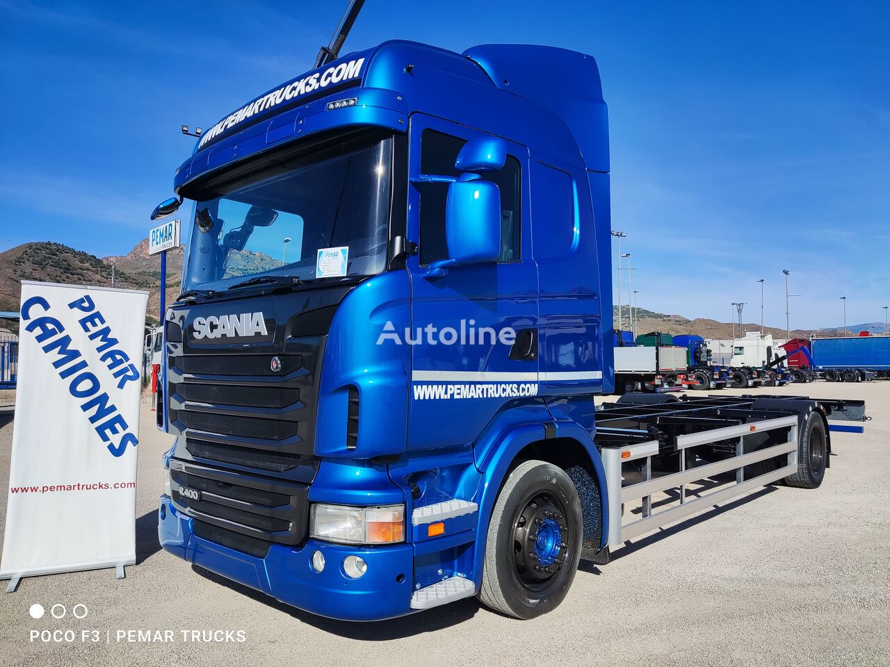 Scania R 400  container chassis