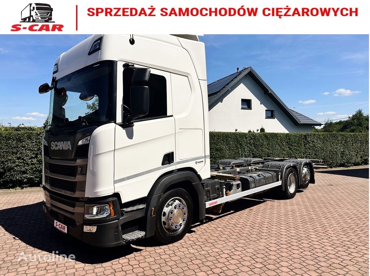 konteinervežis sunkvežimis Scania R 450