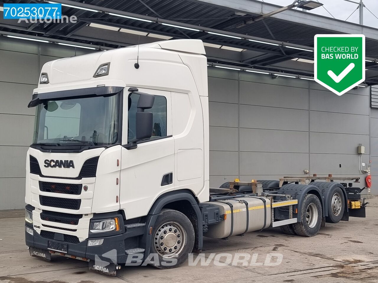 camion porte-conteneur Scania R450 6X2 Retarder Liftachse 2xTanks CR20H ACC Standklima LED