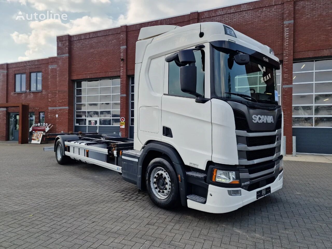 camion pentru transport containere Scania R450 NGS 4x2 - BDF - Full air - 5.95 WB - Navi -