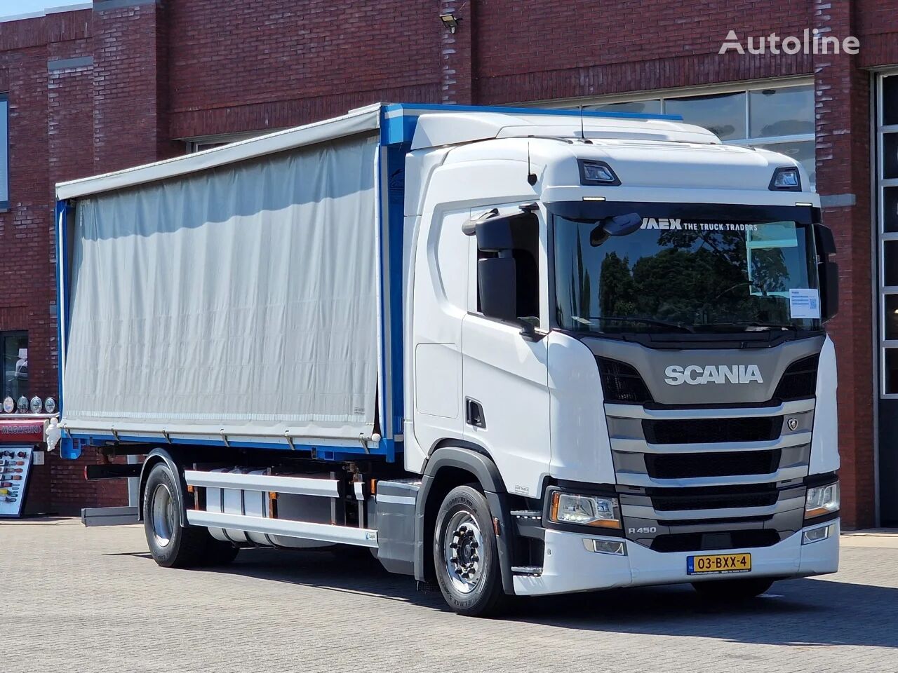 Scania R450 NGS 4x2 - BDF - Full air - 5.95 WB - Navi - vozilo za prevoz kontejnera