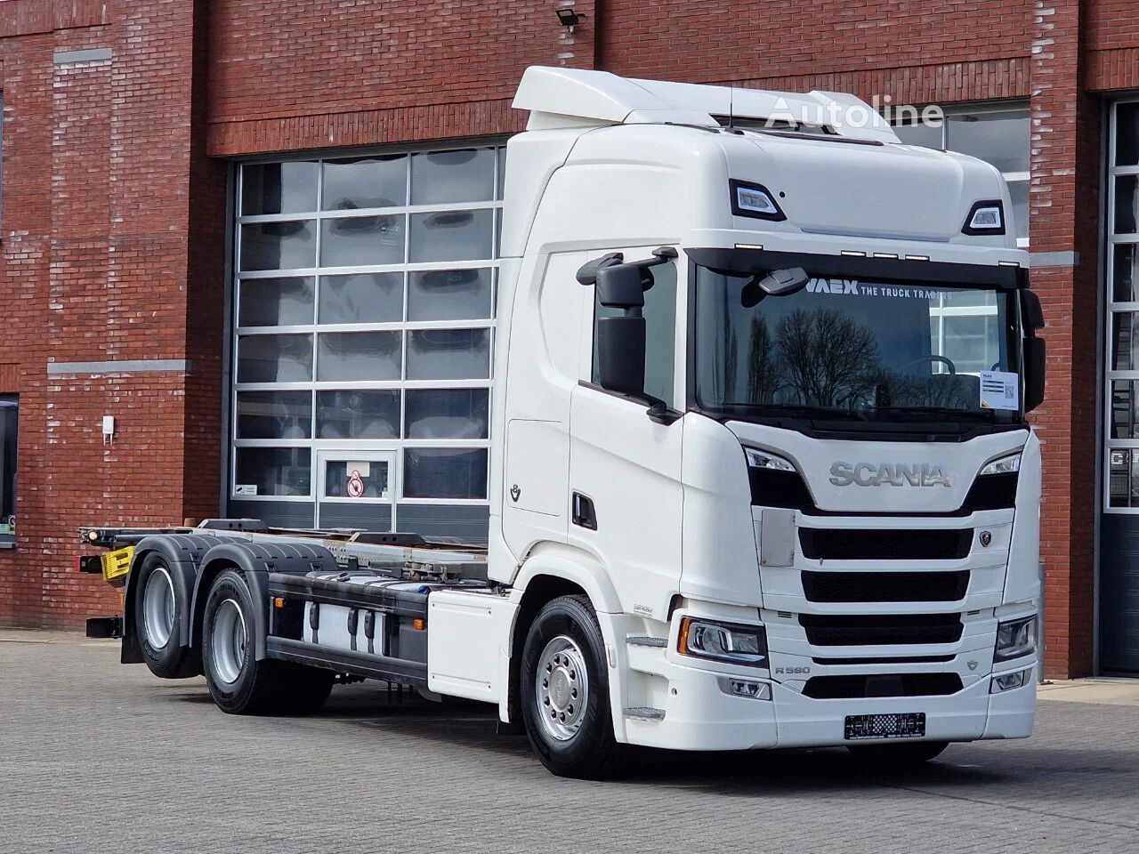 Scania R590 V8 NGS Highline 4x2 - BDF - 4.75 WB - Retarder - Full air - container chassis - Autoline