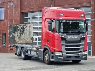 контейнеровоз Scania S500 NGS Highline 6x2 - BDF - Full air - Loadlift - Navi - Retar
