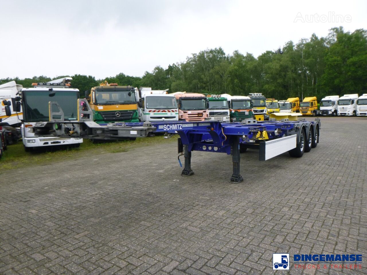 Schmitz Cargobull 3-axle container trailer 20-30-40-45 ft container chassis