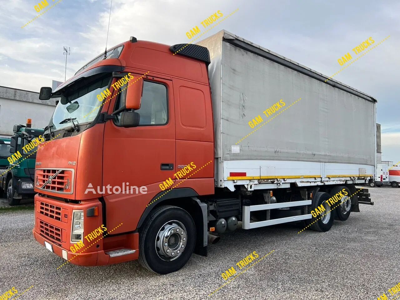 شاحنة نقل الحاويات Volvo FH 12.380 FH12.380 Globetrotter BDF PRITSCHE 7.35m VEB