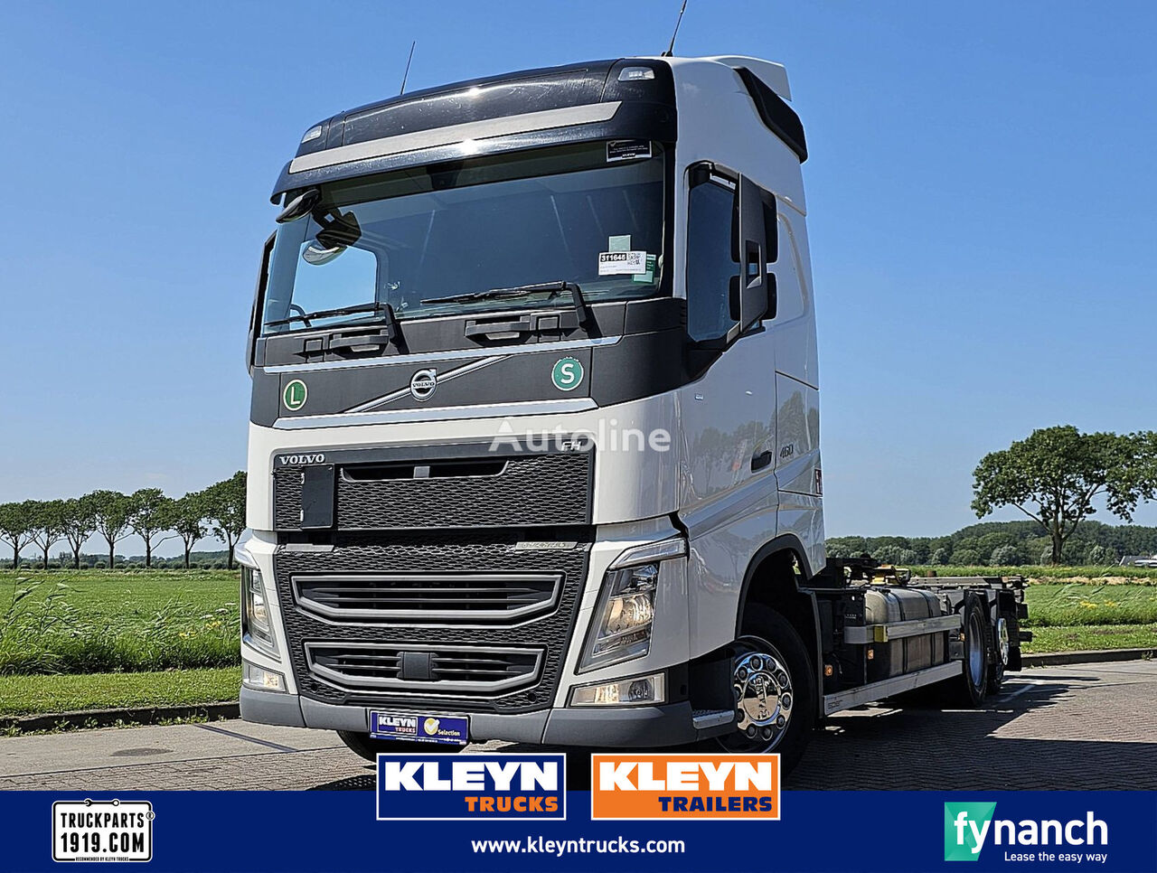 Volvo FH 460 container chassis