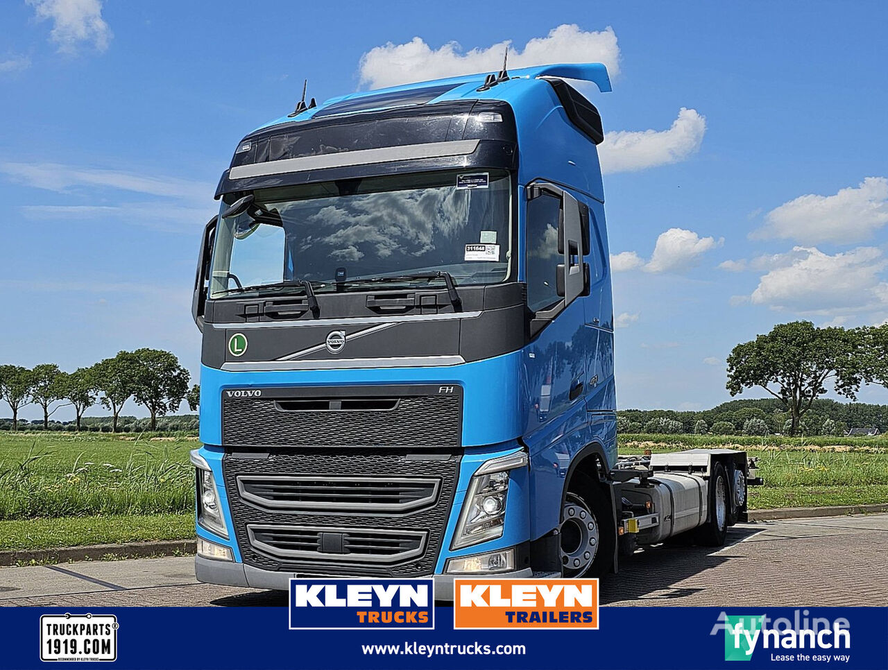 Volvo FH 460 6x2 jumbo wb 490 container chassis