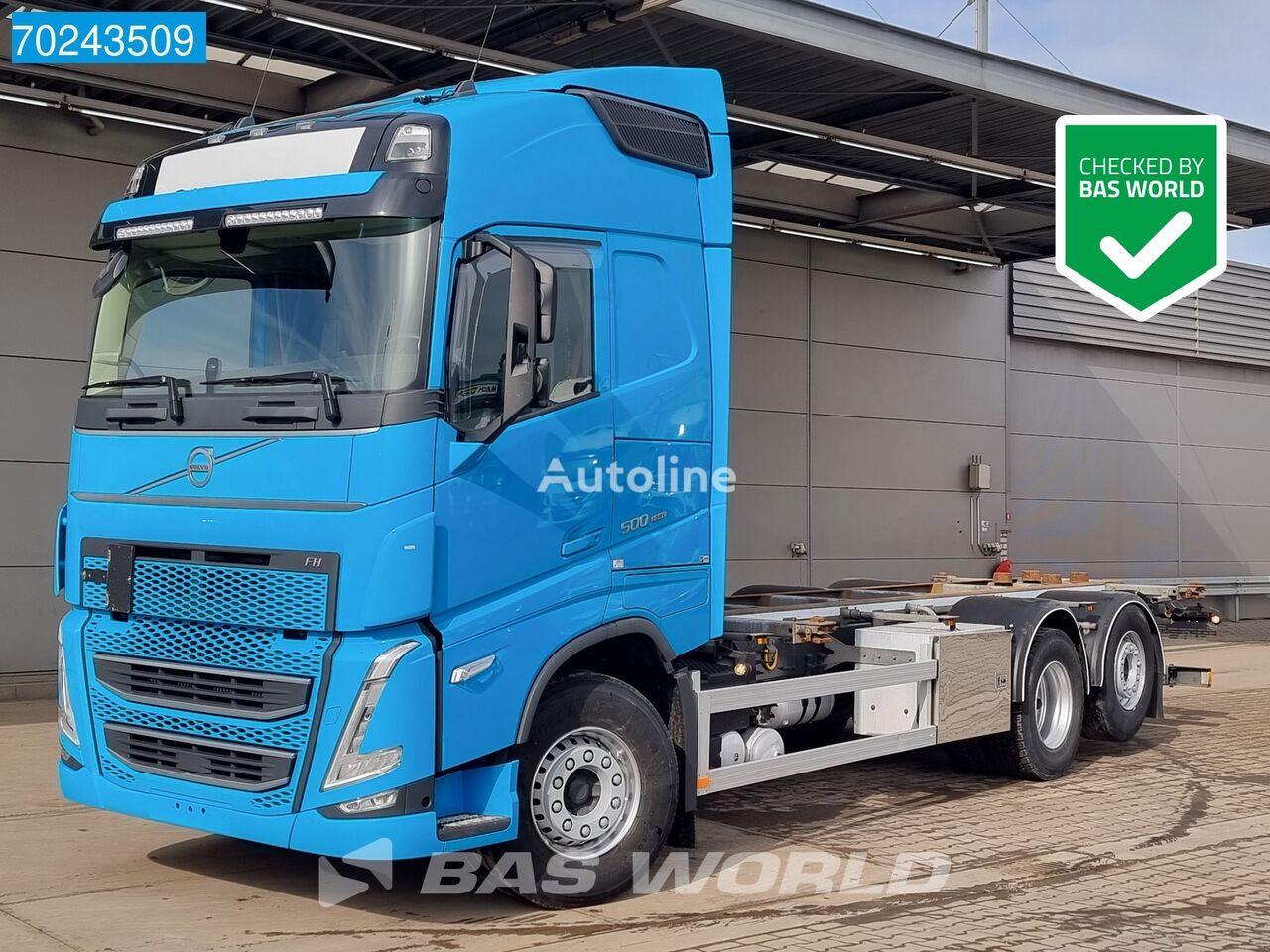 تریلی مخصوص حمل کانتینر Volvo FH 500 6X2 New Model! ACC Retarder LED Liftachse Euro 6