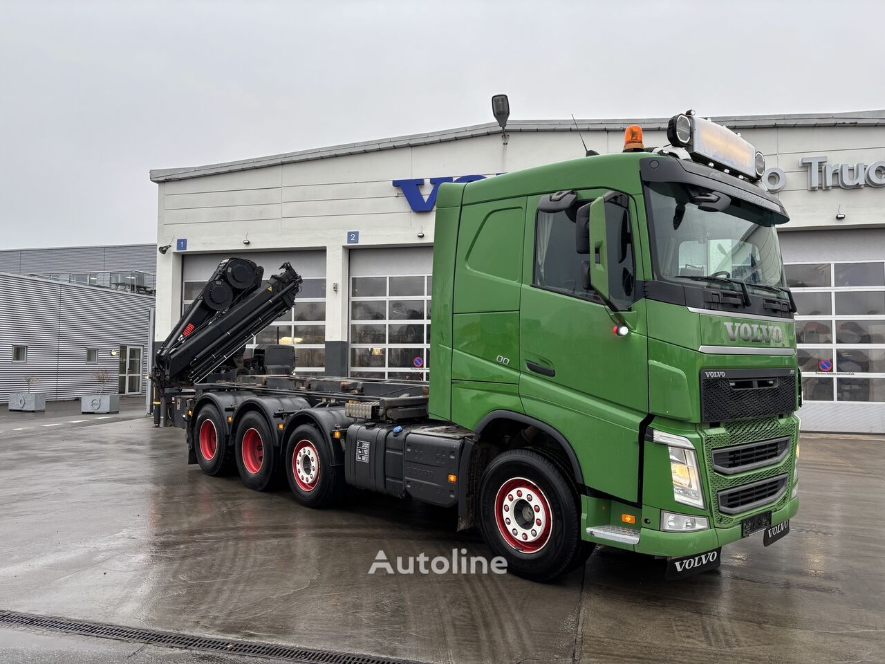 Camion porte-conteneur Volvo FH 500 8X4 Pusher Tridem - Autoline
