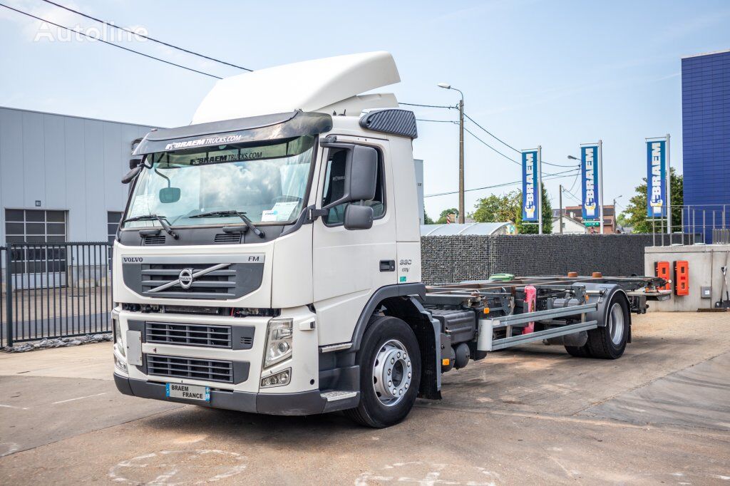 Volvo FM320+E5/EEV+REMORQUANT containerchassi lastbil