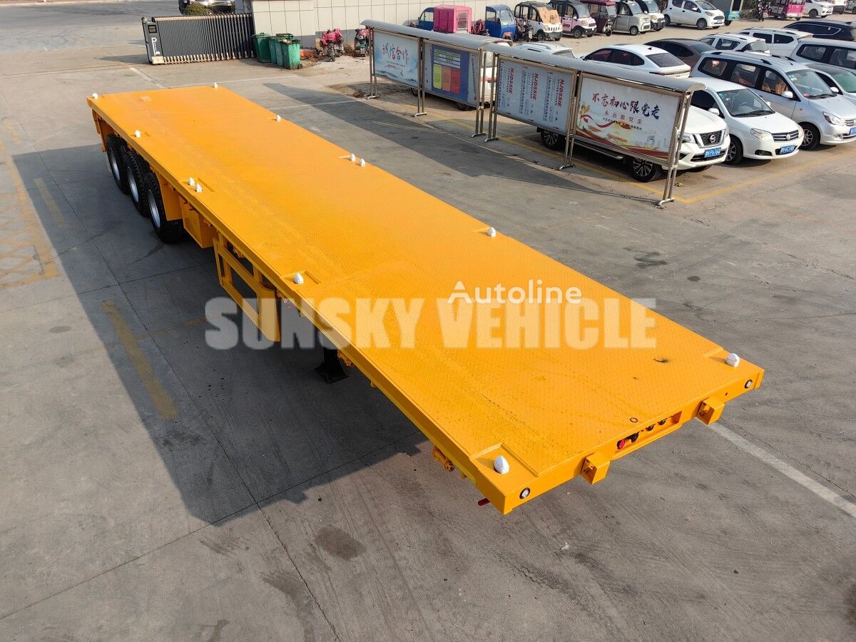 semi-remorque porte-conteneurs 30 Ton Flat Deck Trailer neuf