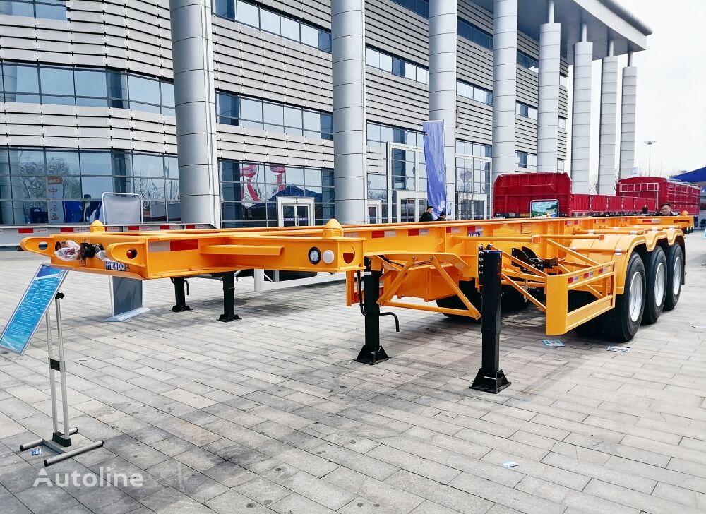 новий напівпричіп контейнеровоз 40 Foot Seaport Container Frame Skeleton Semi Trailer - S