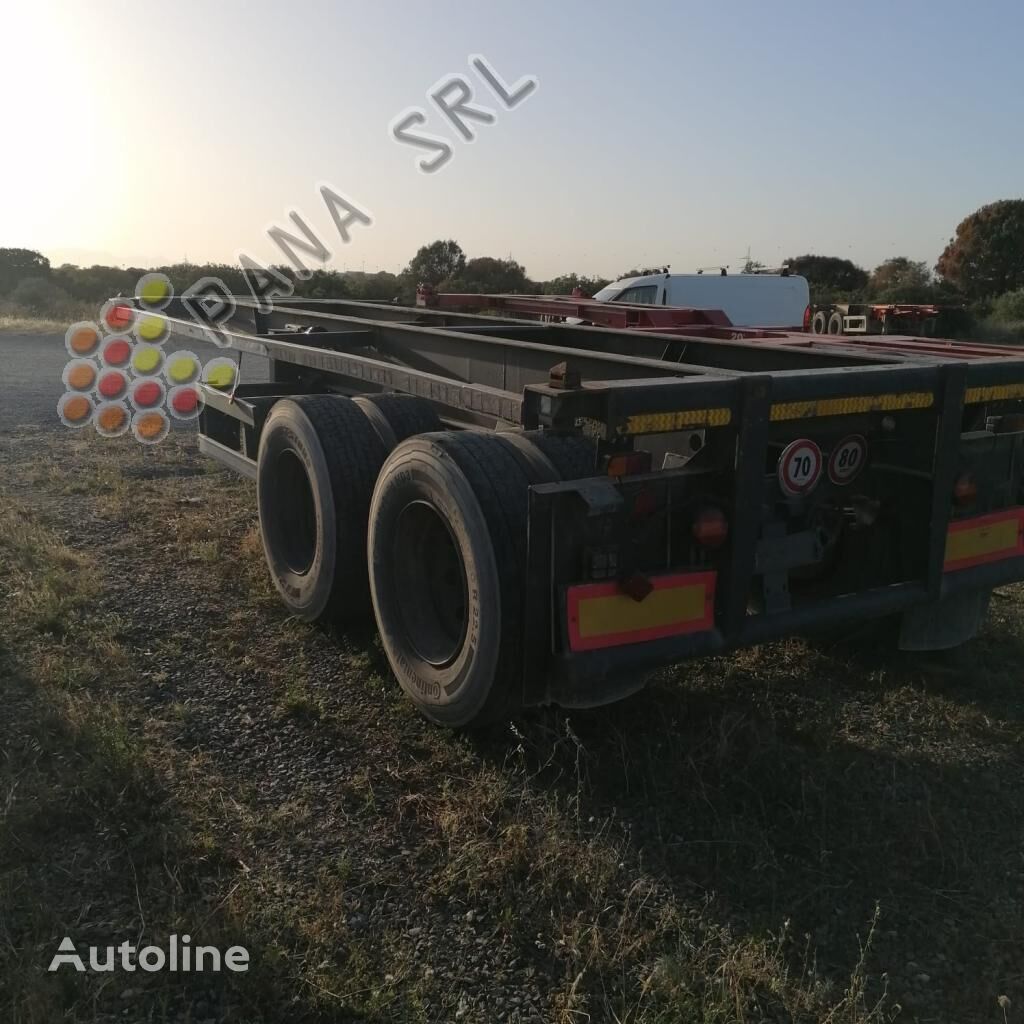 Acerbi AF08C container chassis semi-trailer