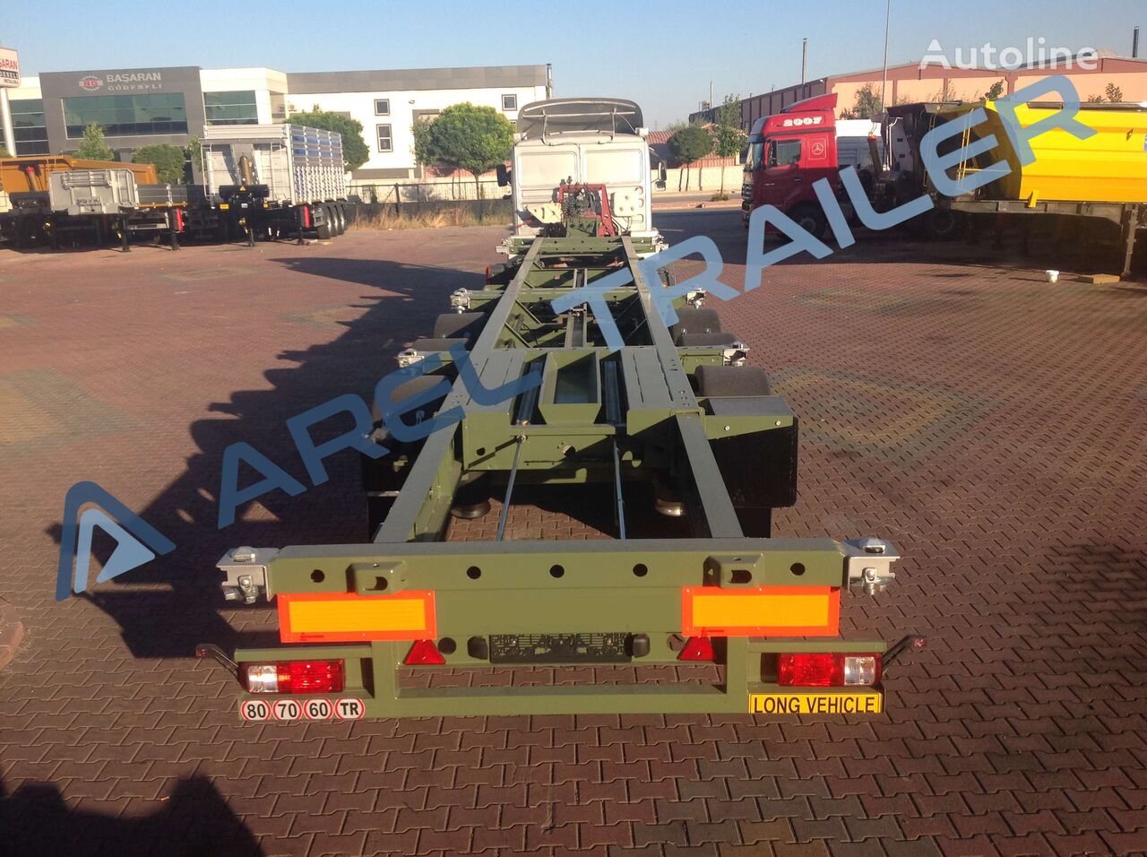 neuer Arel Trailer SKELETAL CONTAINER SEMI TRAILER 20 FT 30 FT 40 FT 45 FT SLIDING Containerauflieger