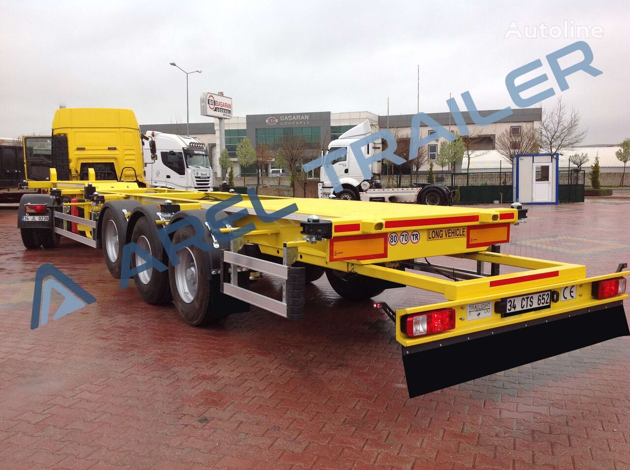 semi-remorque porte-conteneurs Arel Trailer SLIDING CONTAINER SEMI TRAILER 20 FT 40 FT 45 FT neuf