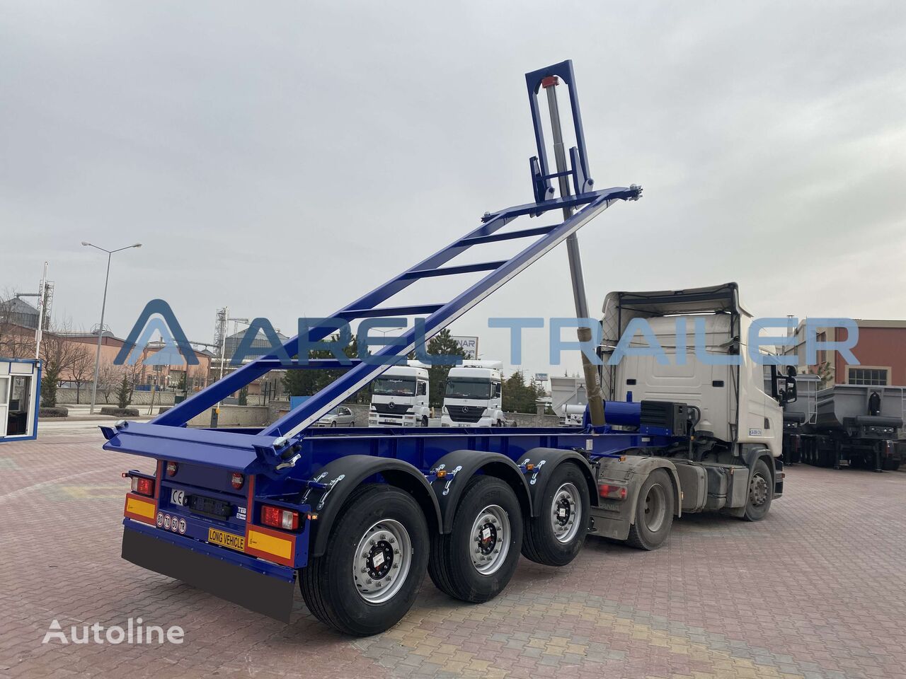 nova Arel Trailer TIPPING SKELETAL CONTAINER SEMI TRAILER 20 FT 30 FT 40 FT 45 FT  poluprikolica za prevoz kontejnera