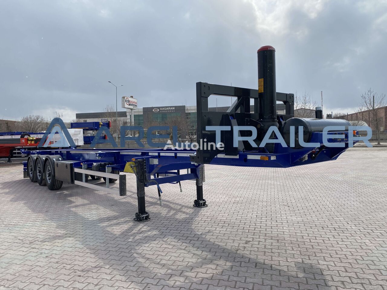 new Arel Trailer TIPPING SKELETAL CONTAINER SEMI TRAILER 20 FT 30 FT 40 FT 45 FT container chassis semi-trailer