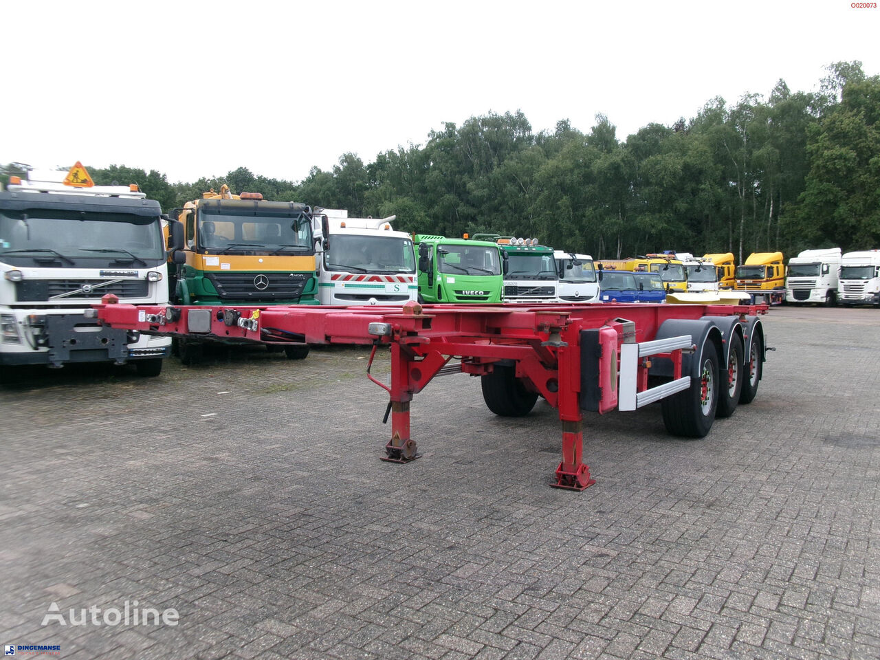 Asca 3-axle container trailer 20-30 ft Containerauflieger