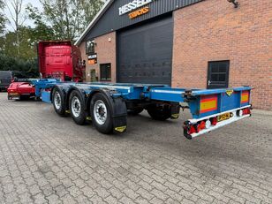 컨테이너 섀시 세미 트레일러 Broshuis 3UCC-39/45 2x20/30/40/45 FT Multi Liftas SAF Schijfremmen