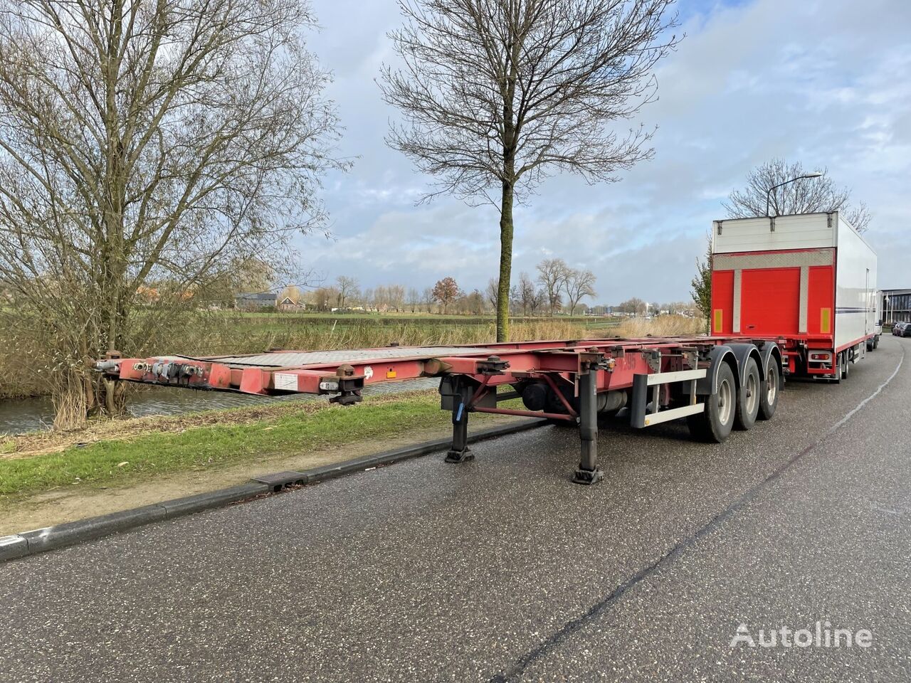 Burg BPO 12-27 CCXHX container chassis semi-trailer