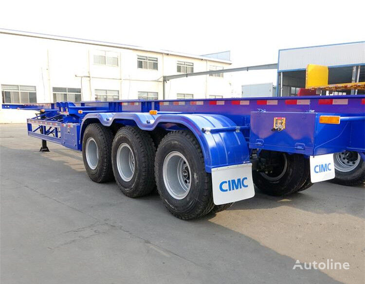 new CIMC 40ft Tri Axle Container chassis trailer container chassis semi-trailer