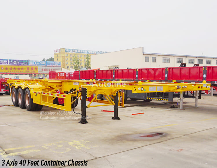 new CIMC How Much is a Container Chassis in Jamaica container chassis semi-trailer